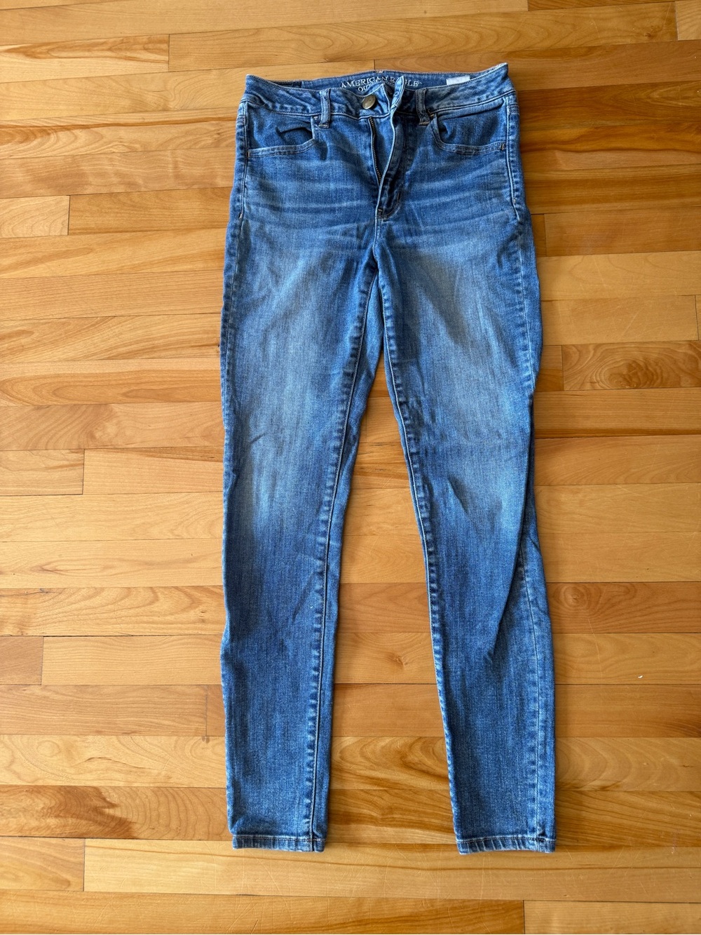American Eagle Outfitters Slim High-Rise Blue Jeggings